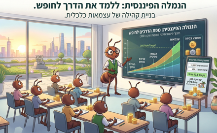מחשבון חופש כלכלי חוק ה-300. נמלה פיננסית